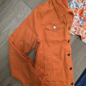 Veste En Jeans Nina Orange