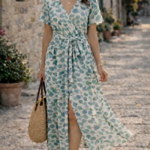 La robe Ivina vert